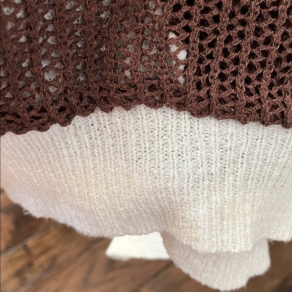 POL Women's Brown and White Knit Sweater C363 AWESOME. - Picture 10 of 10